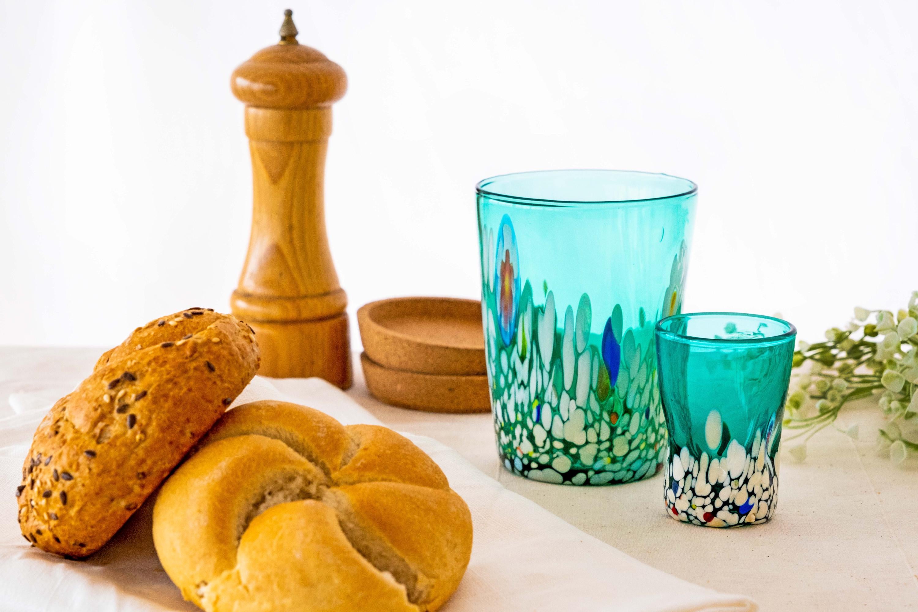 Murano Shot Glass | Certified Murano Glass | Made in Italy | Italian Liqueur Glass | Collection Smeraldo B2