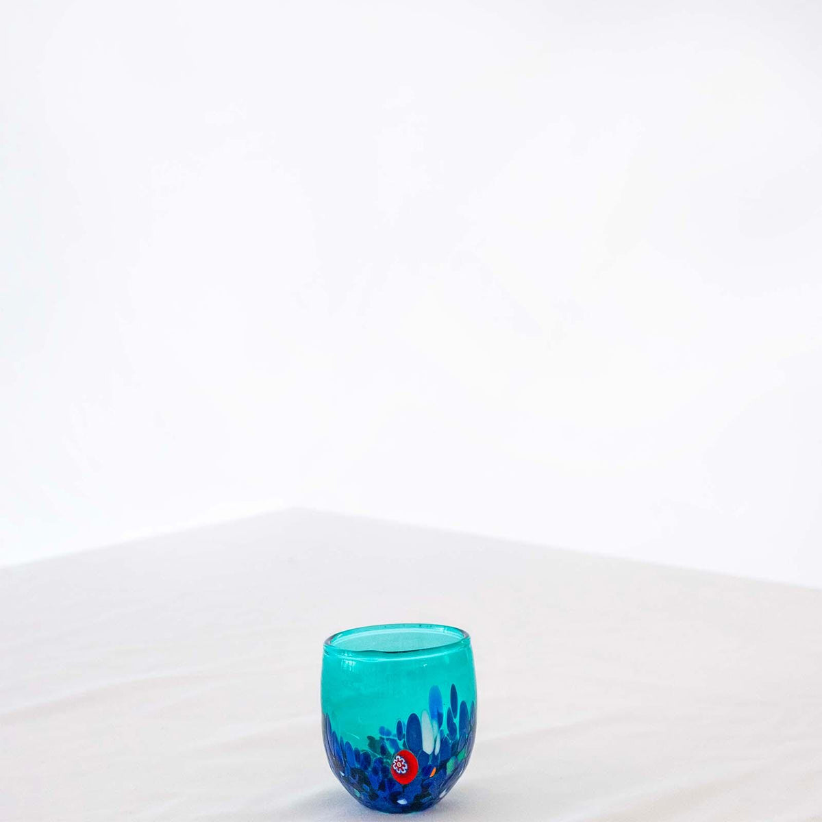 Murano Shot Glass | Certified Murano Glass | Made in Italy | Italian Liqueur Glass | Collection Smeraldo B12