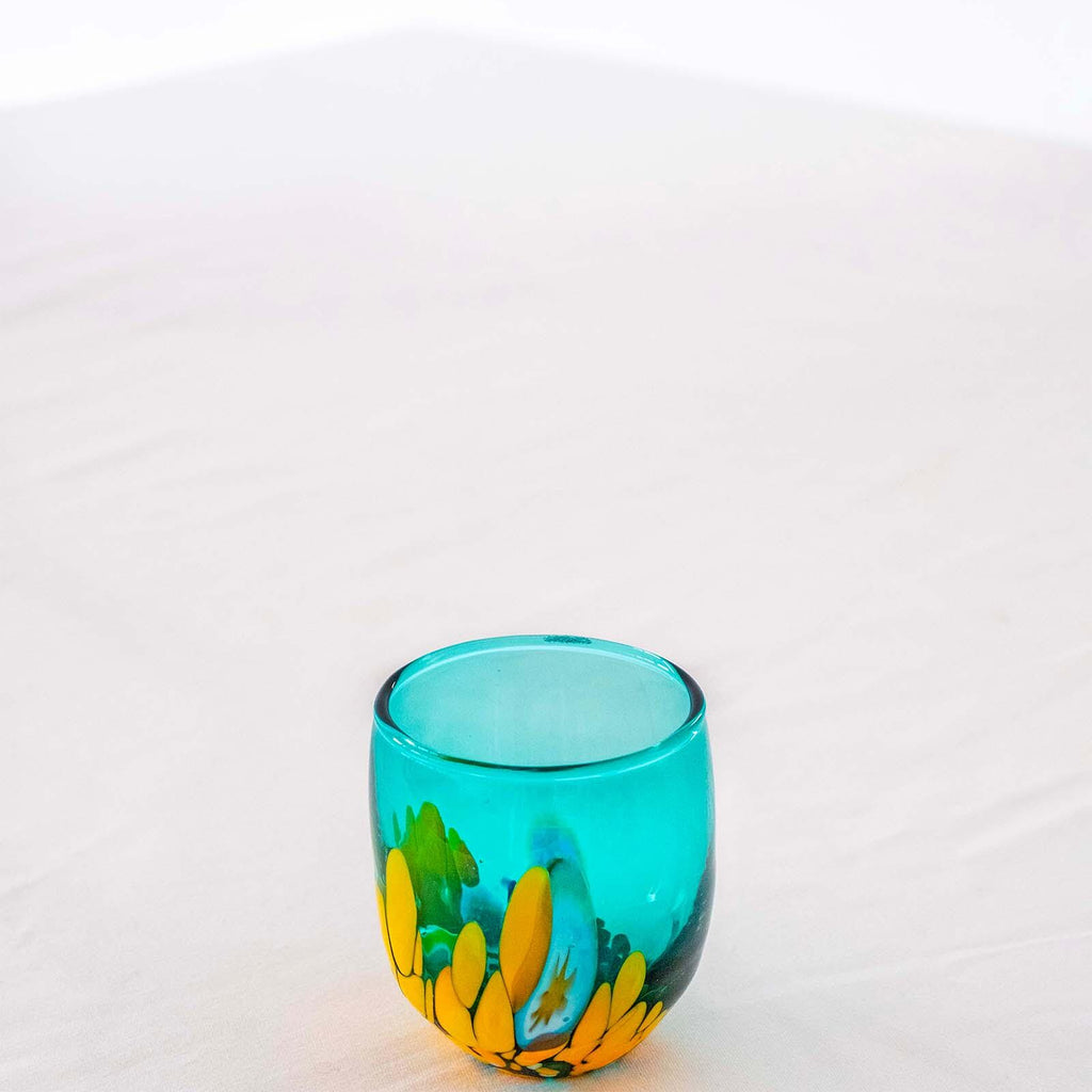 Murano Shot Glass | Certified Murano Glass | Made in Italy | Italian Liqueur Glass | Collection Smeraldo B12