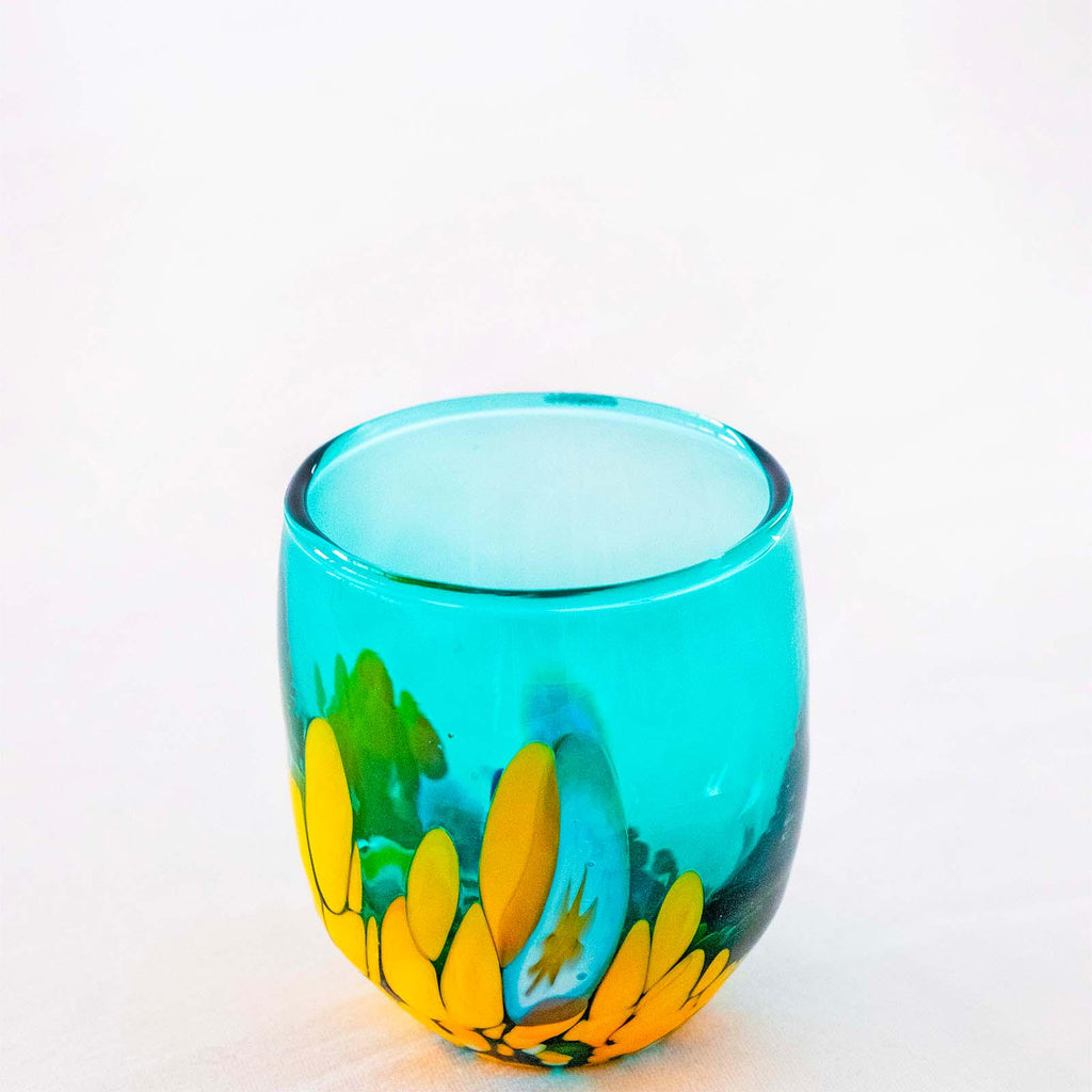 Murano Shot Glass | Certified Murano Glass | Made in Italy | Italian Liqueur Glass | Collection Smeraldo B12