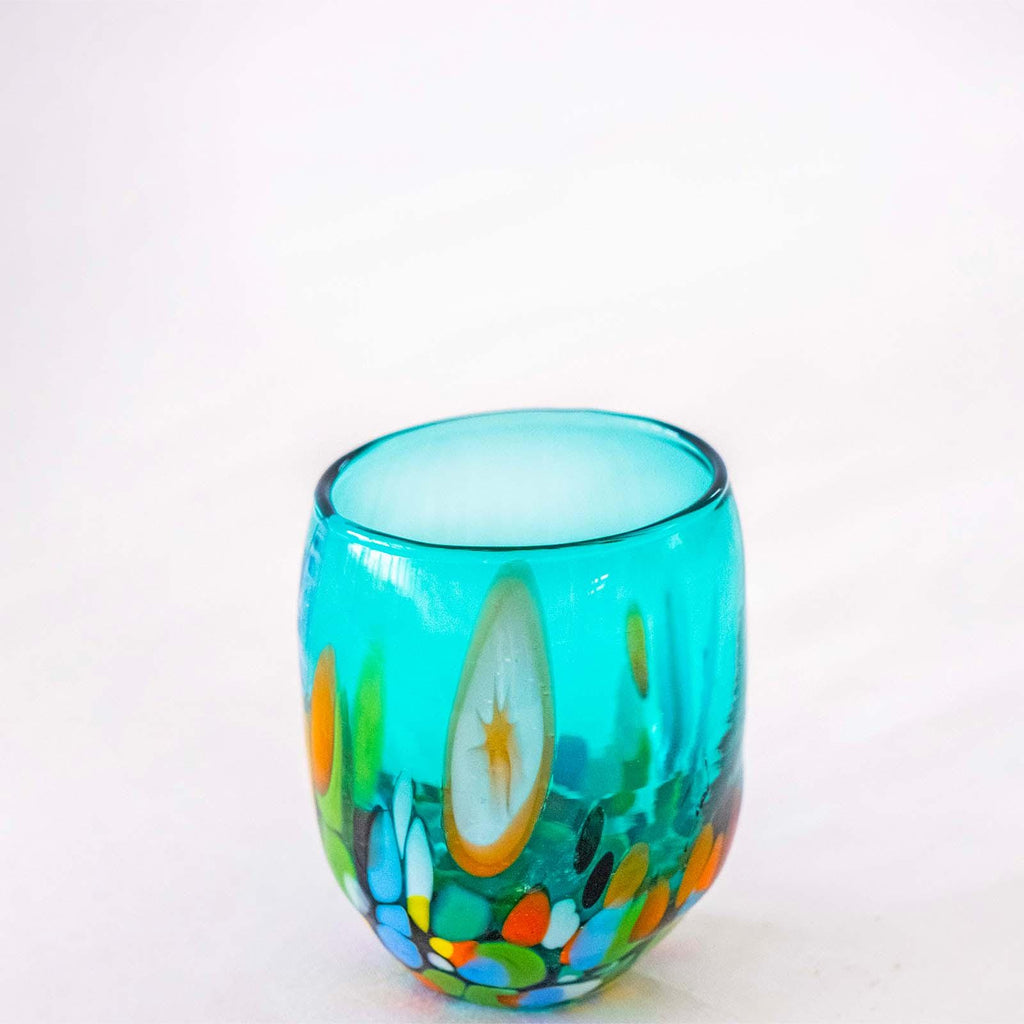 Murano Shot Glass | Certified Murano Glass | Made in Italy | Italian Liqueur Glass | Collection Smeraldo B12
