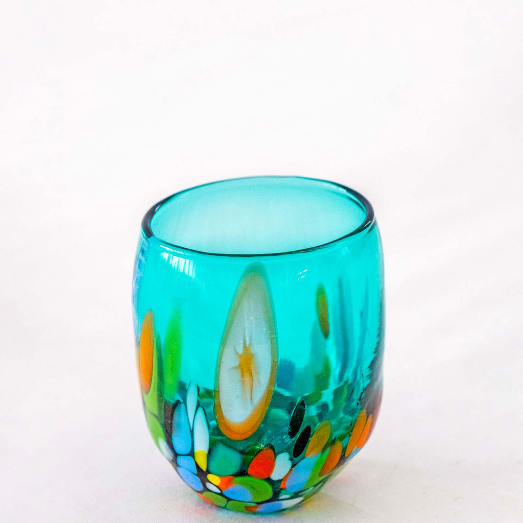 Murano Shot Glass | Certified Murano Glass | Made in Italy | Italian Liqueur Glass | Collection Smeraldo B12