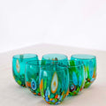 Murano Shot Glass | Certified Murano Glass | Made in Italy | Italian Liqueur Glass | Collection Smeraldo B12