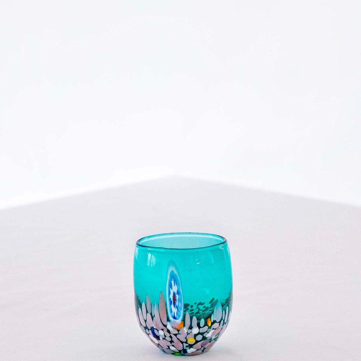 Murano Shot Glass | Certified Murano Glass | Made in Italy | Italian Liqueur Glass | Collection Smeraldo B12