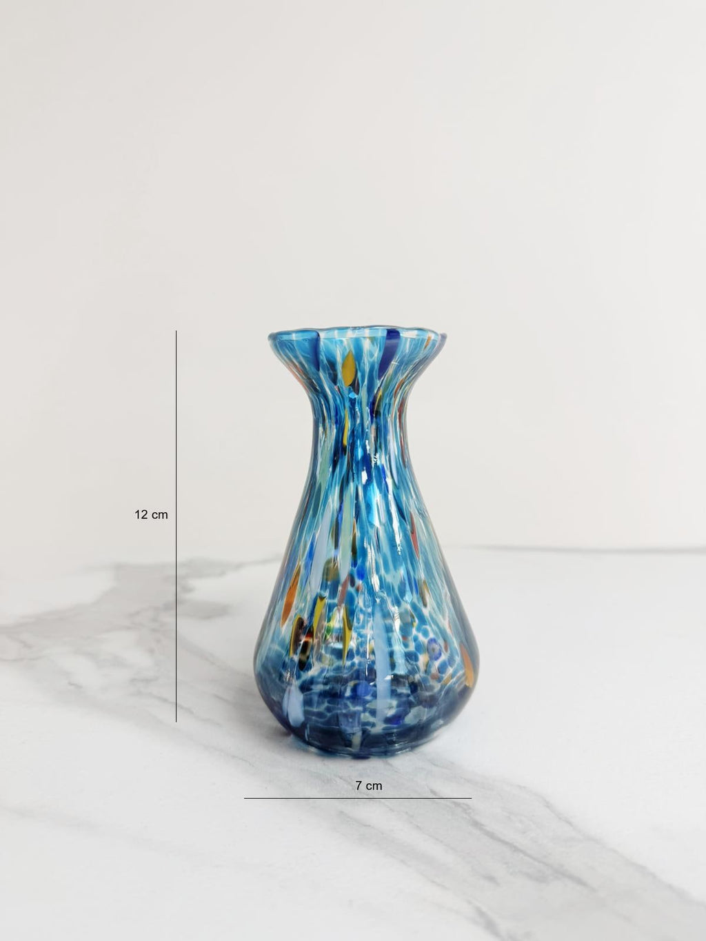 Murano Glass Vase | Certified Murano Glass | Made in Italy | Decorative Vase | Collection Begonia
