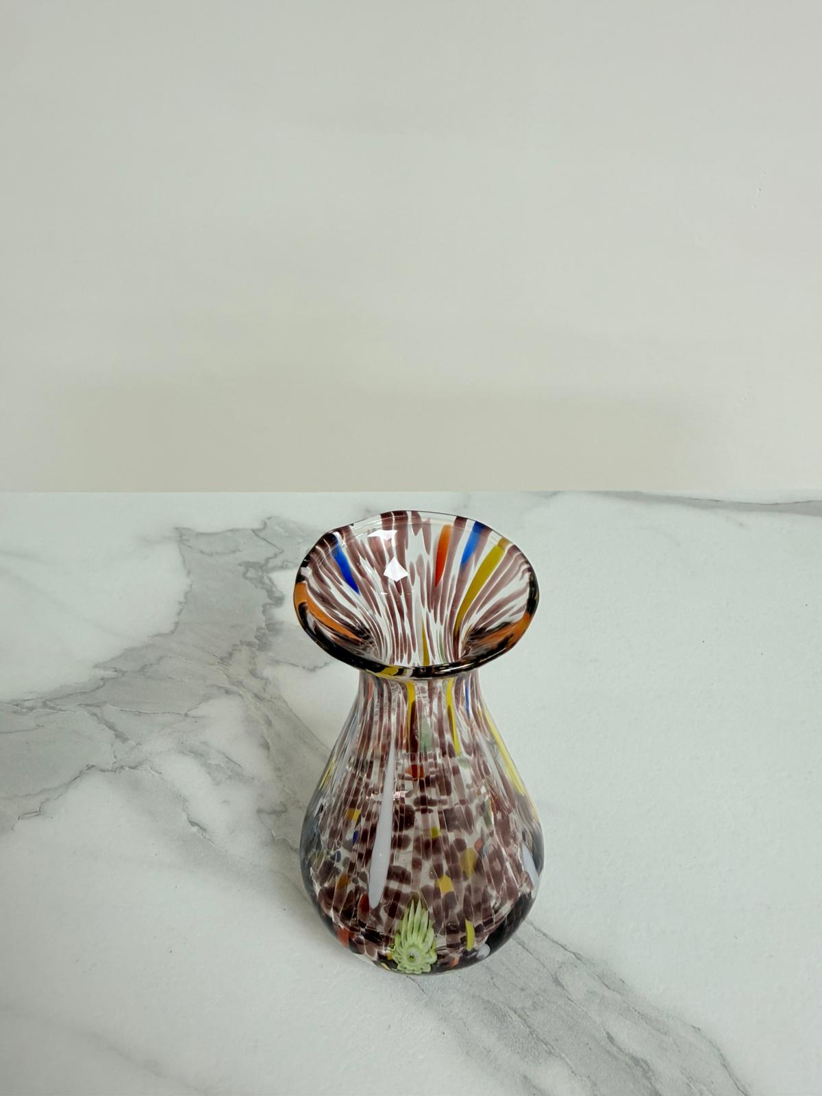 Murano Glass Vase | Certified Murano Glass | Made in Italy | Decorative Vase | Collection Begonia
