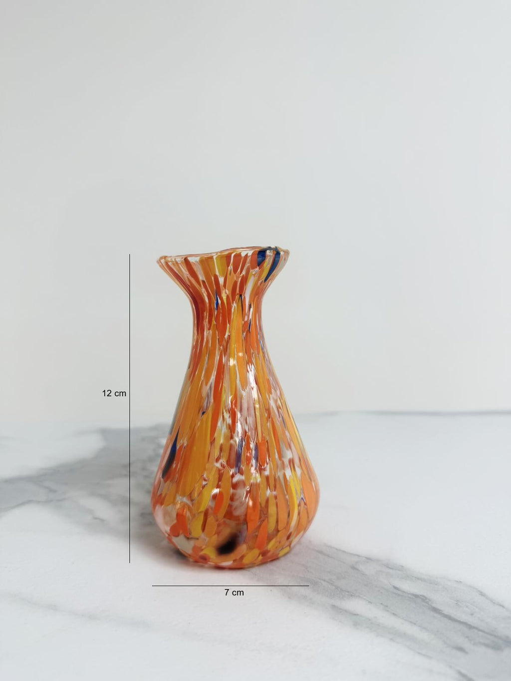 Murano Glass Vase | Certified Murano Glass | Made in Italy | Decorative Vase | Collection Begonia