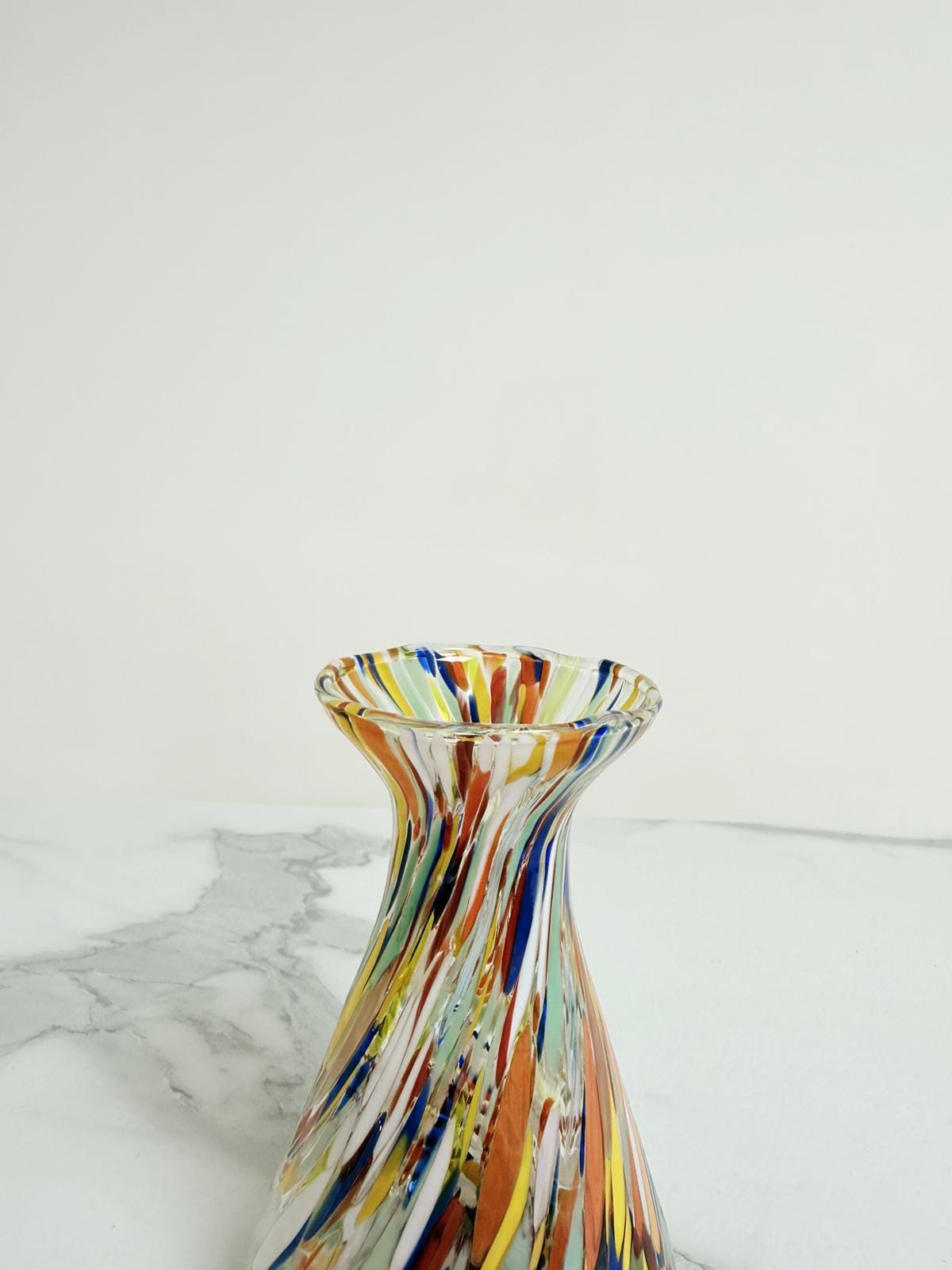 Murano Glass Vase | Certified Murano Glass | Made in Italy | Decorative Vase | Collection Begonia