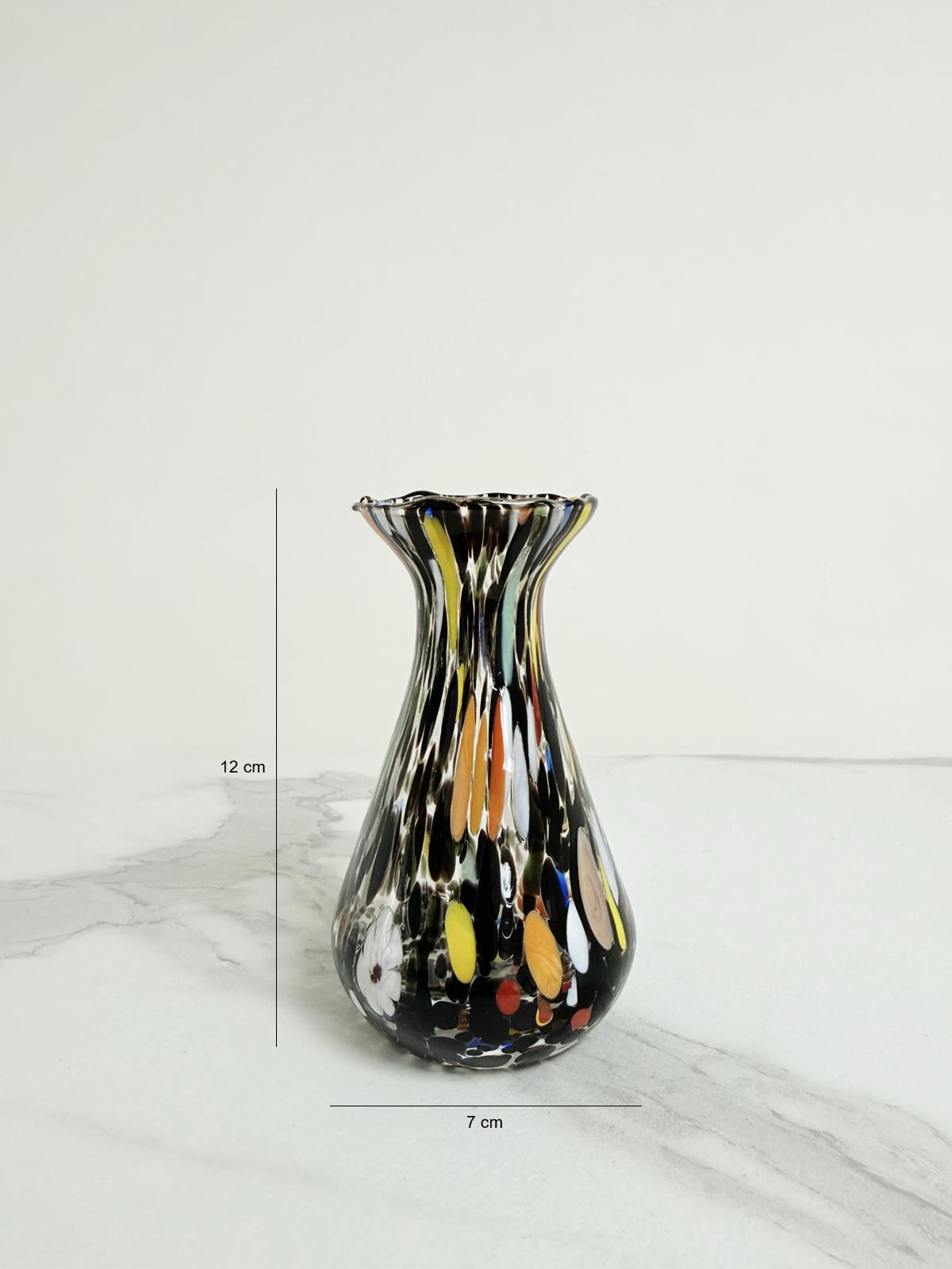 Murano Glass Vase | Certified Murano Glass | Made in Italy | Decorative Vase | Collection Begonia