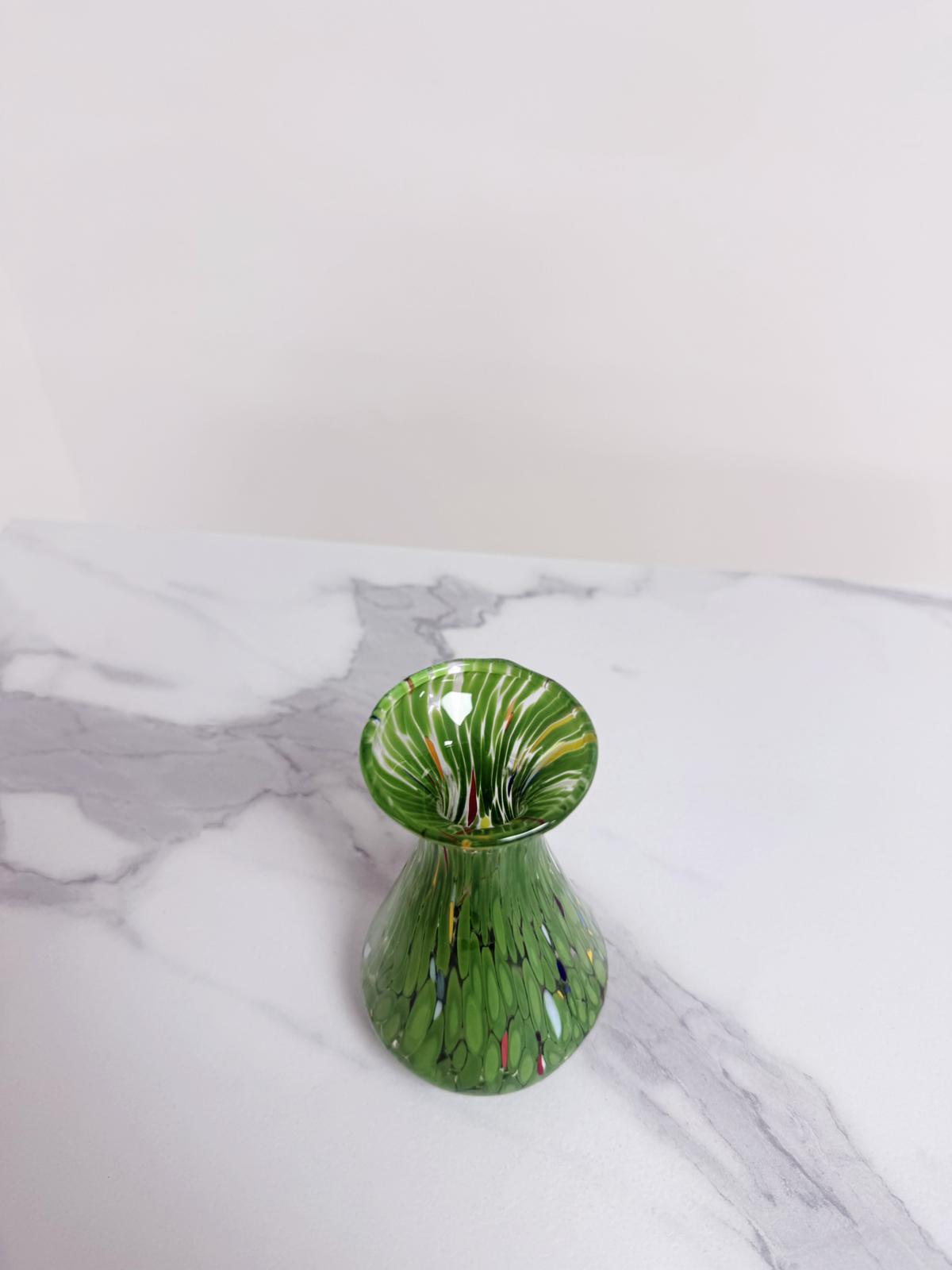 Murano Glass Vase | Certified Murano Glass | Made in Italy | Decorative Vase | Collection Begonia