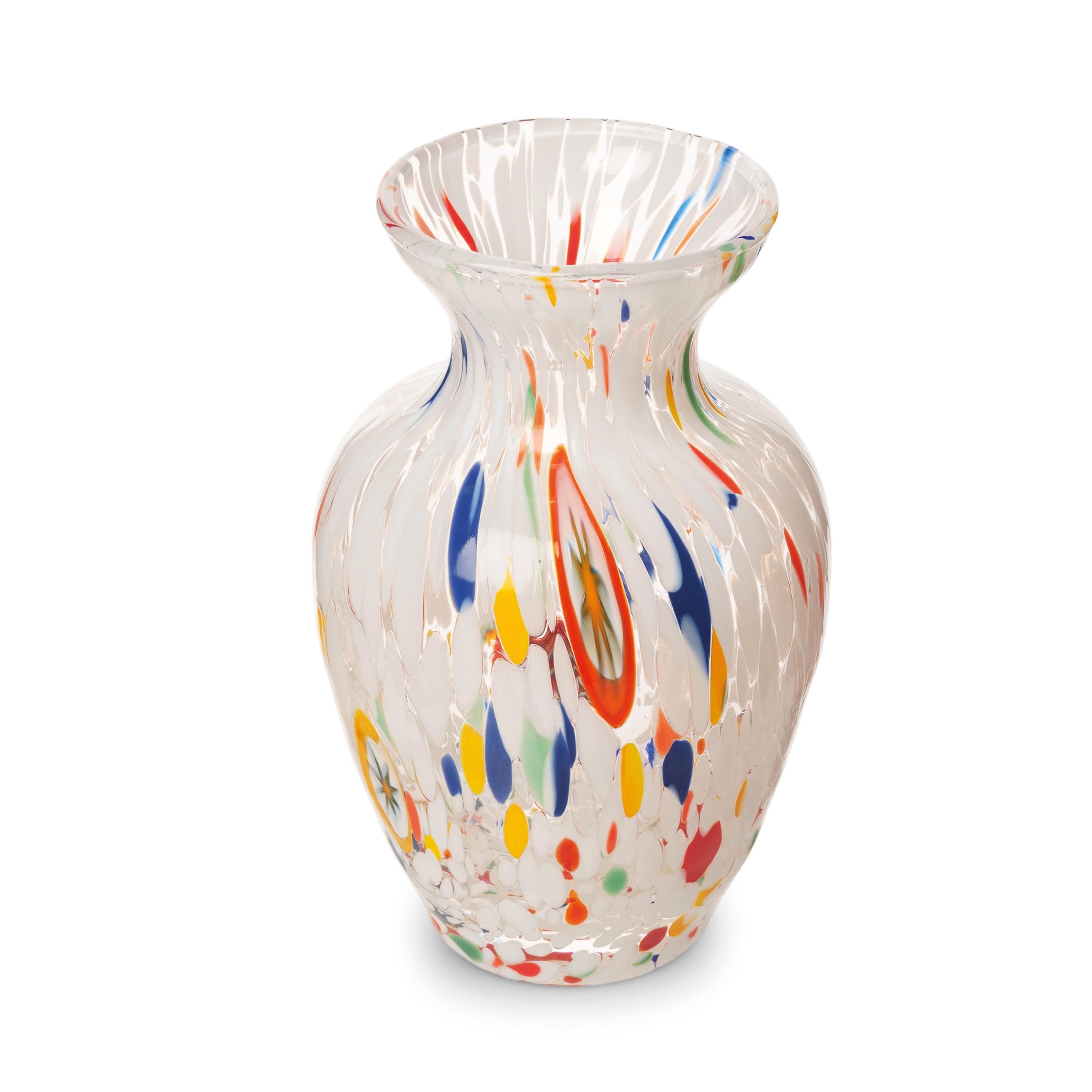 Murano Glass Vase | Certified Murano Glass | Made in Italy | Decorative Vase | Collection Gardenia