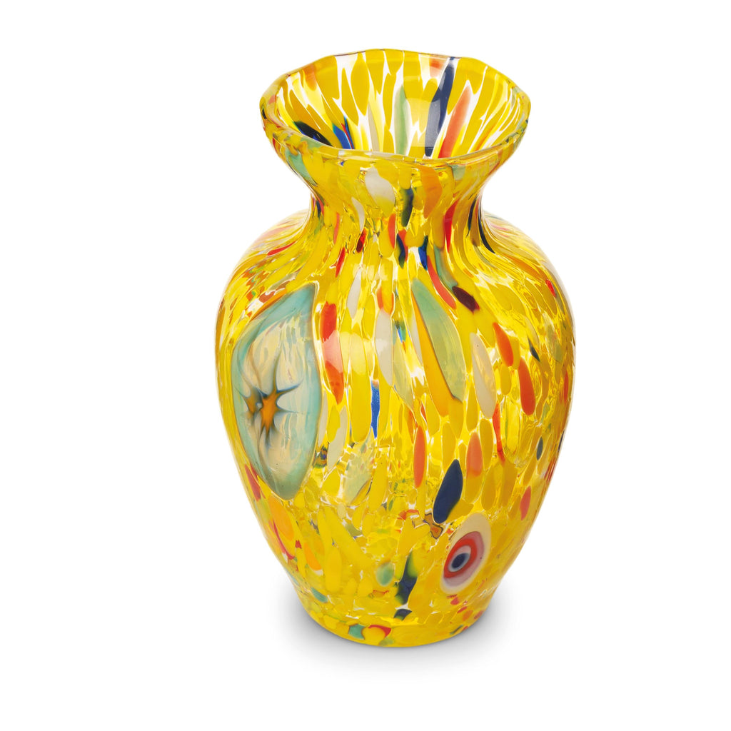 Murano Glass Vase | Certified Murano Glass | Made in Italy | Decorative Vase | Collection Gardenia