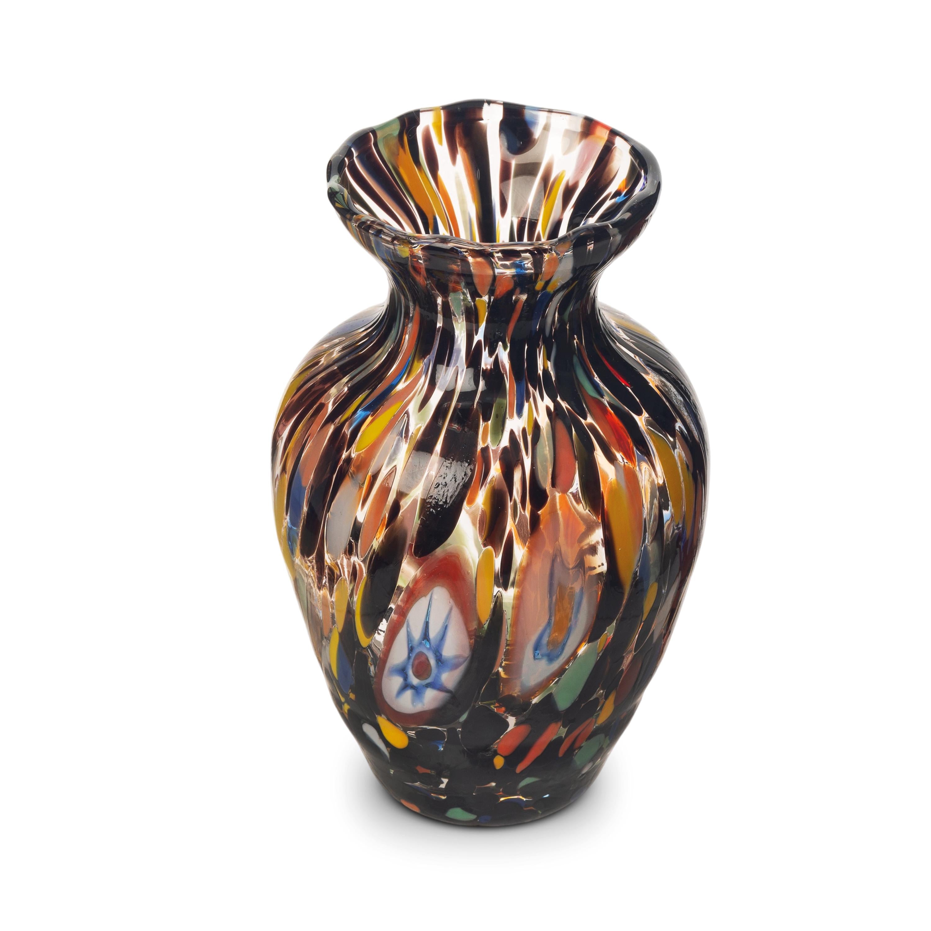 Murano Glass Vase | Certified Murano Glass | Made in Italy | Decorative Vase | Collection Gardenia