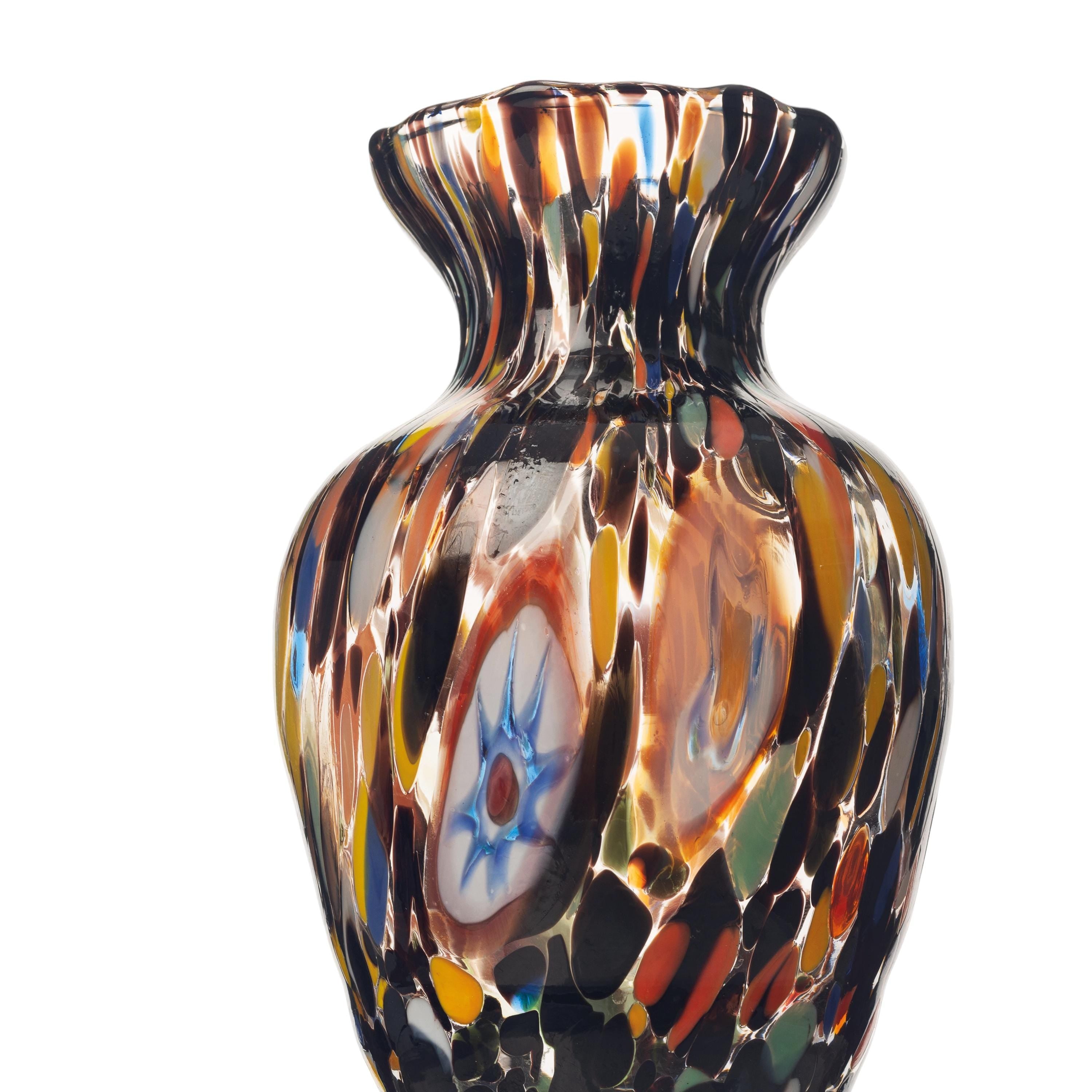 Murano Glass Vase | Certified Murano Glass | Made in Italy | Decorative Vase | Collection Gardenia
