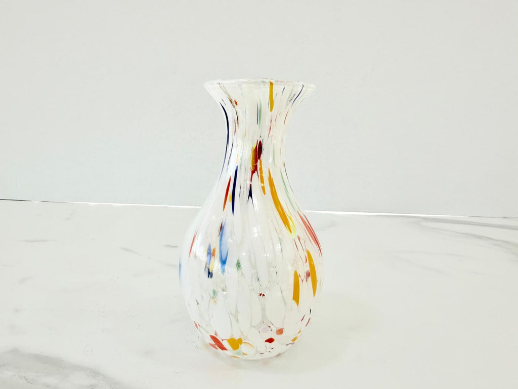 Murano Glass Vase | Certified Murano Glass | Made in Italy | Decorative Vase | Collection Poenia