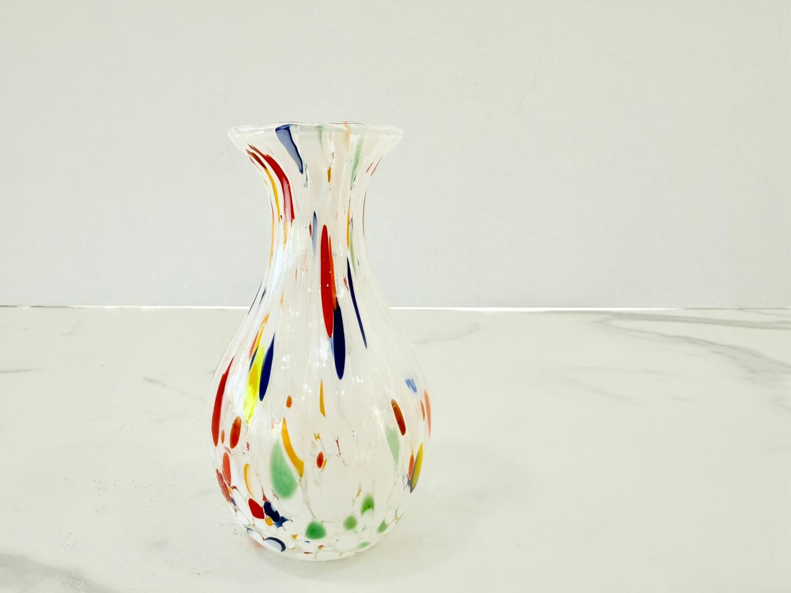 Murano Glass Vase | Certified Murano Glass | Made in Italy | Decorative Vase | Collection Poenia