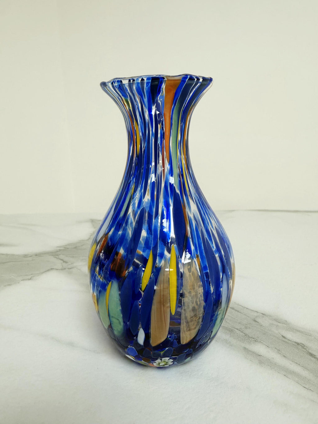 Murano Glass Vase | Certified Murano Glass | Made in Italy | Decorative Vase | Collection Poenia