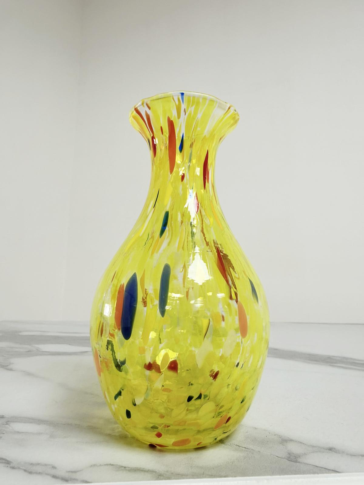 Murano Glass Vase | Certified Murano Glass | Made in Italy | Decorative Vase | Collection Poenia