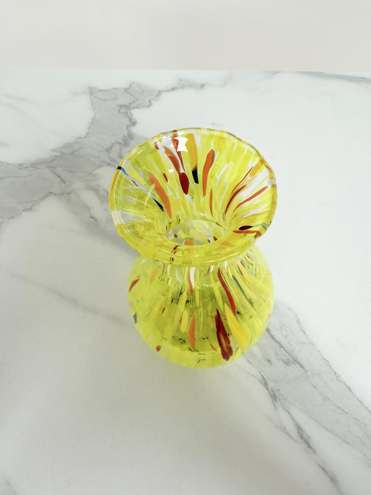Murano Glass Vase | Certified Murano Glass | Made in Italy | Decorative Vase | Collection Poenia