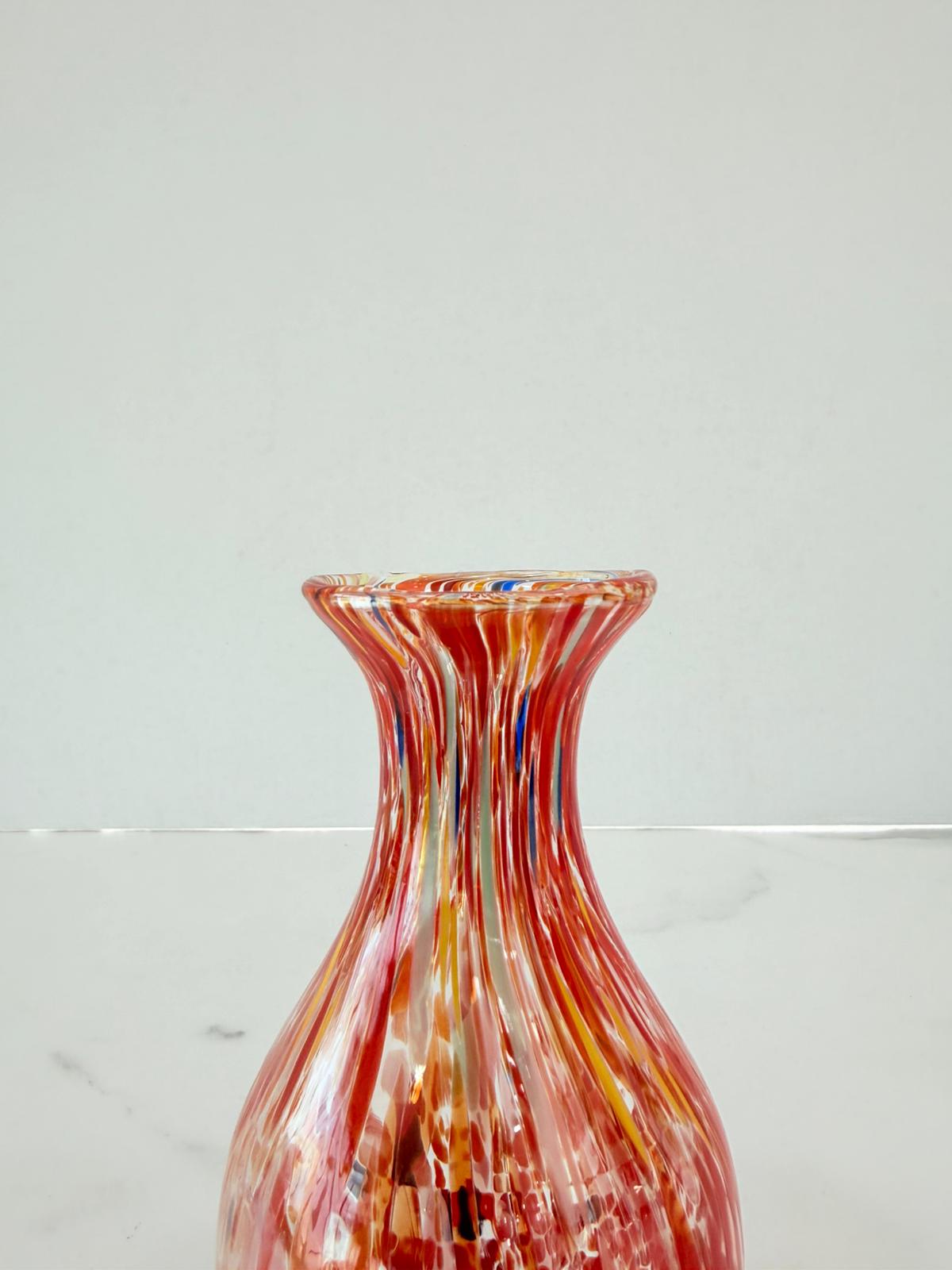 Murano Glass Vase | Certified Murano Glass | Made in Italy | Decorative Vase | Collection Poenia