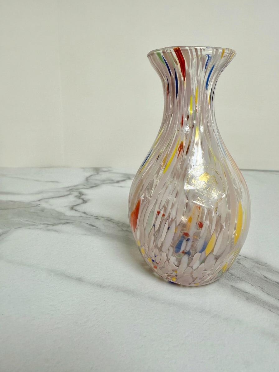 Murano Glass Vase | Certified Murano Glass | Made in Italy | Decorative Vase | Collection Poenia