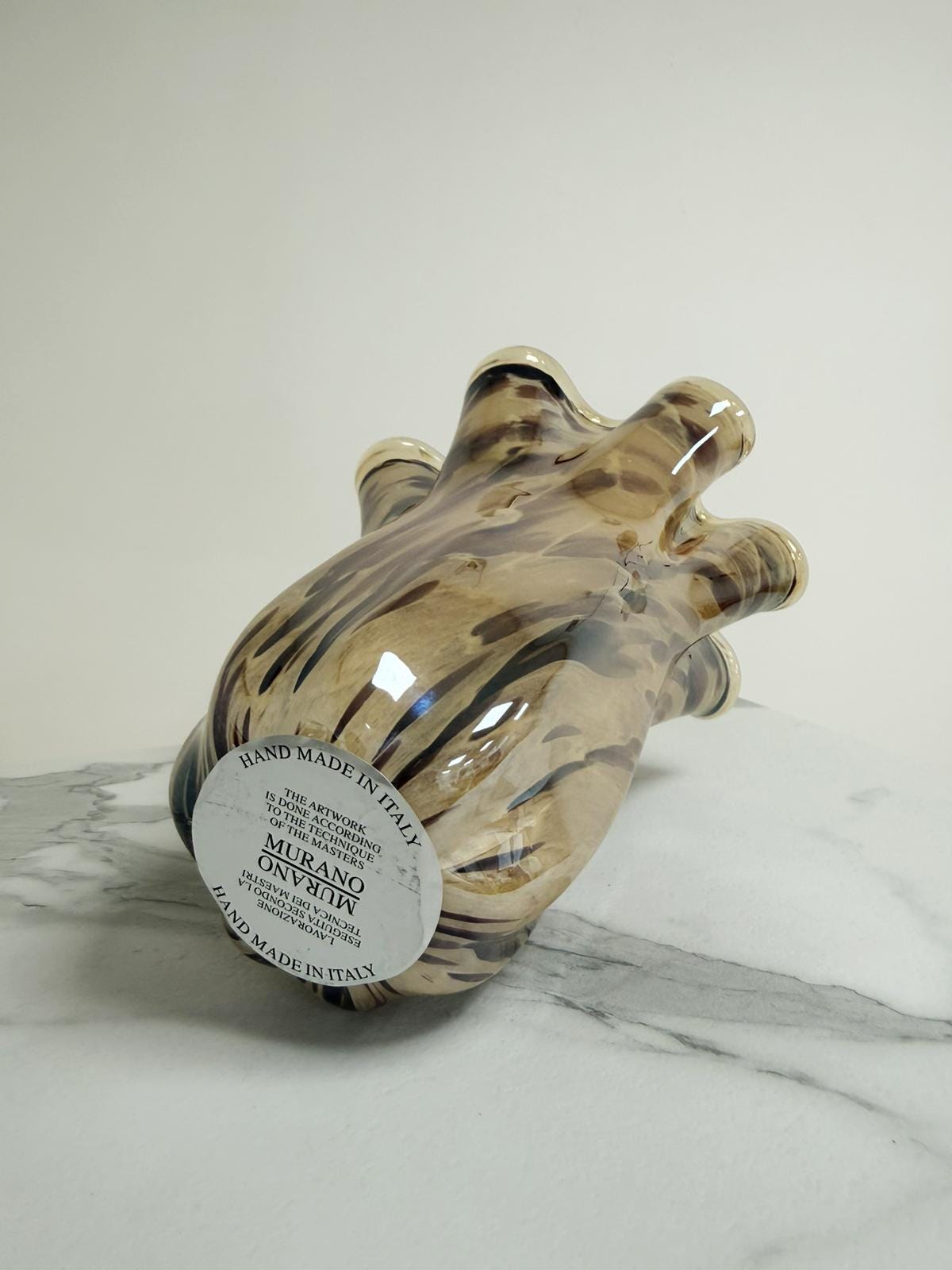 Murano Glass Vase | Certified Murano Glass | Made in Italy | Decorative Vase | Collection Fazzoletto Medio