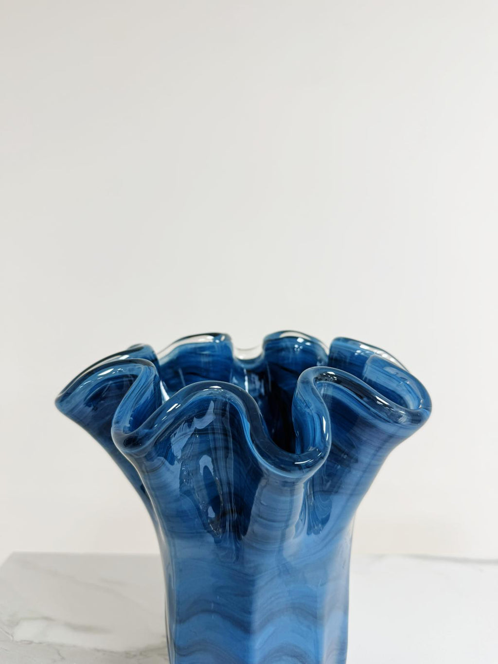 Murano Glass Vase | Certified Murano Glass | Made in Italy | Decorative Vase | Collection Fazzoletto Medio