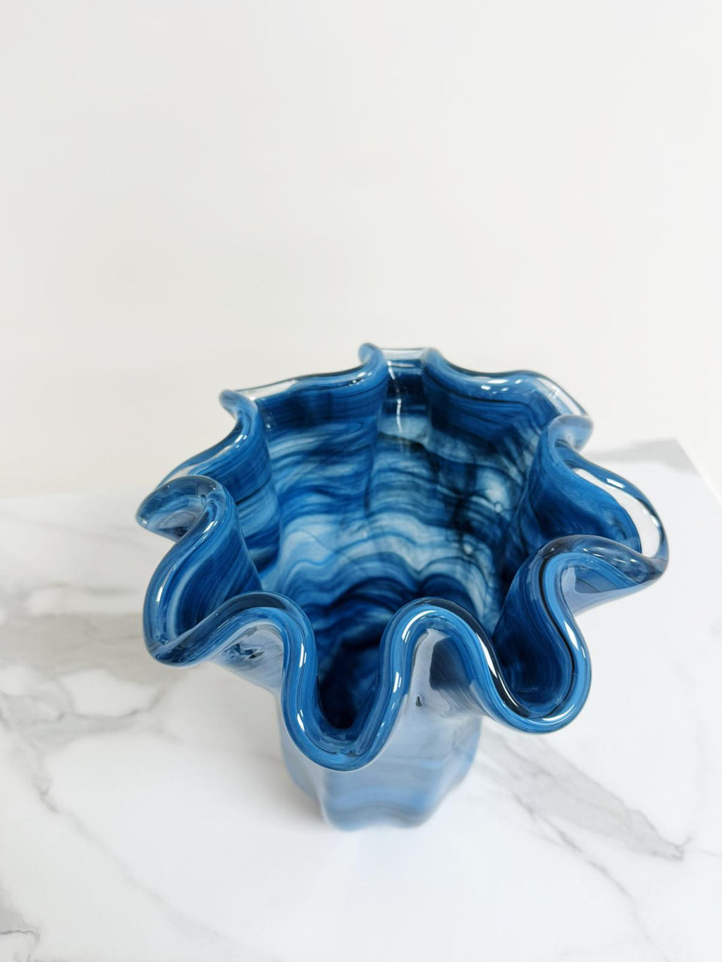 Murano Glass Vase | Certified Murano Glass | Made in Italy | Decorative Vase | Collection Fazzoletto Medio
