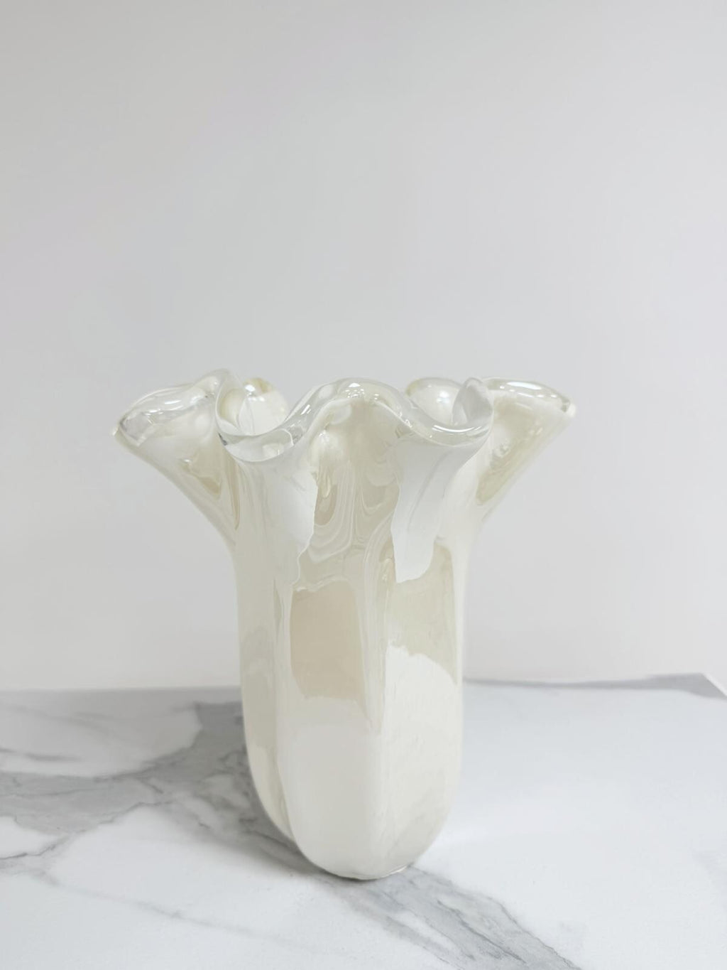 Murano Glass Vase | Certified Murano Glass | Made in Italy | Decorative Vase | Collection Fazzoletto Medio