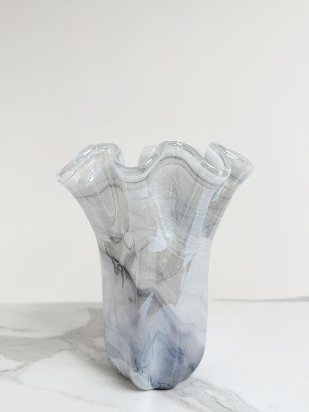 Murano Glass Vase | Certified Murano Glass | Made in Italy | Decorative Vase | Collection Fazzoletto Medio