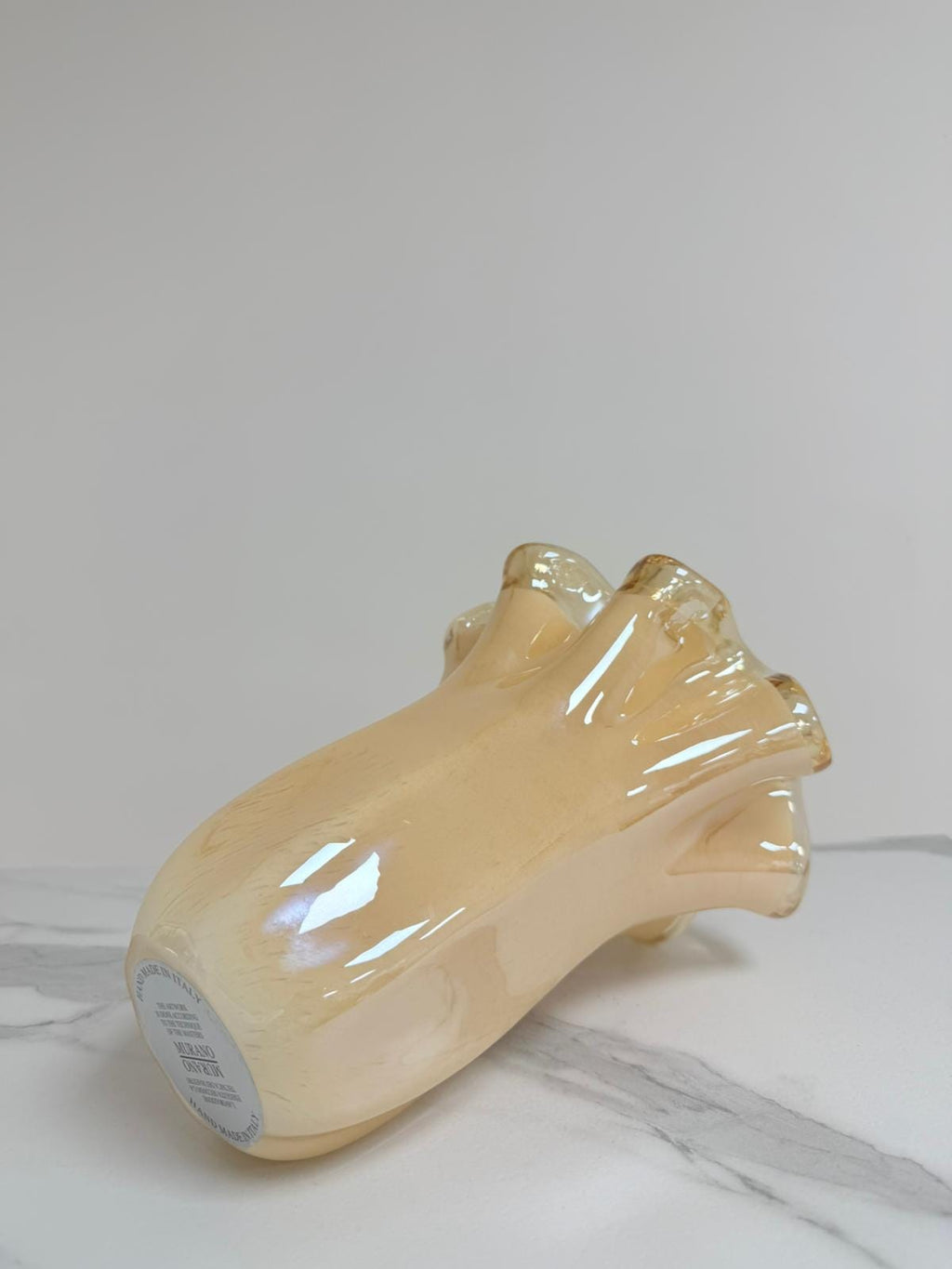 Murano Glass Vase | Certified Murano Glass | Made in Italy | Decorative Vase | Collection Fazzoletto Medio