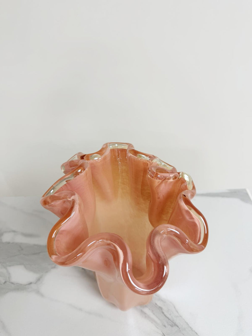 Murano Glass Vase | Certified Murano Glass | Made in Italy | Decorative Vase | Collection Fazzoletto Medio