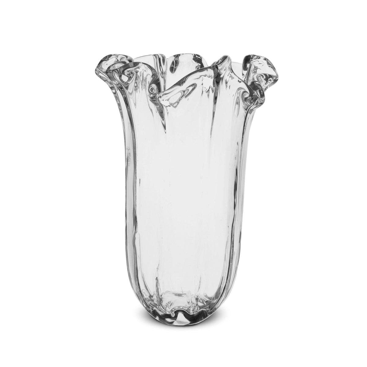 Murano Glass Vase | Certified Murano Glass | Made in Italy | Decorative Vase | Collection Fazzoletto Grande