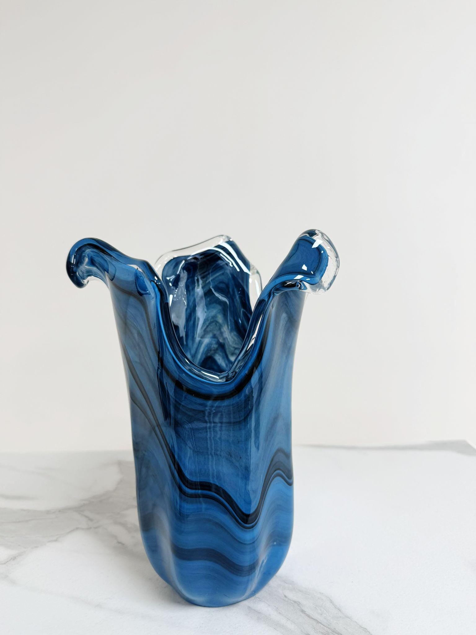Murano Glass Vase | Certified Murano Glass | Made in Italy | Decorative Vase | Collection Tulipano Medio