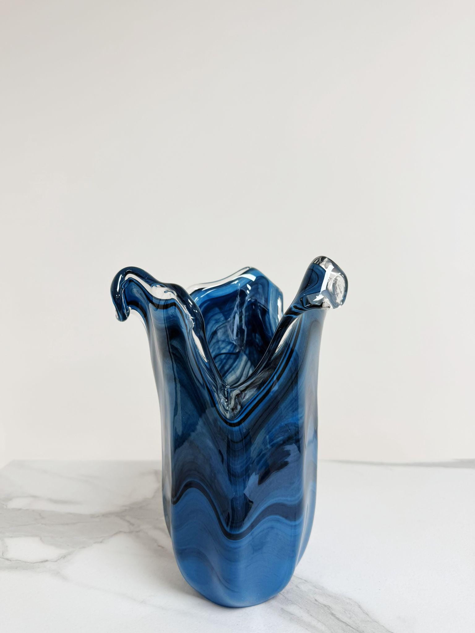 Murano Glass Vase | Certified Murano Glass | Made in Italy | Decorative Vase | Collection Tulipano Medio