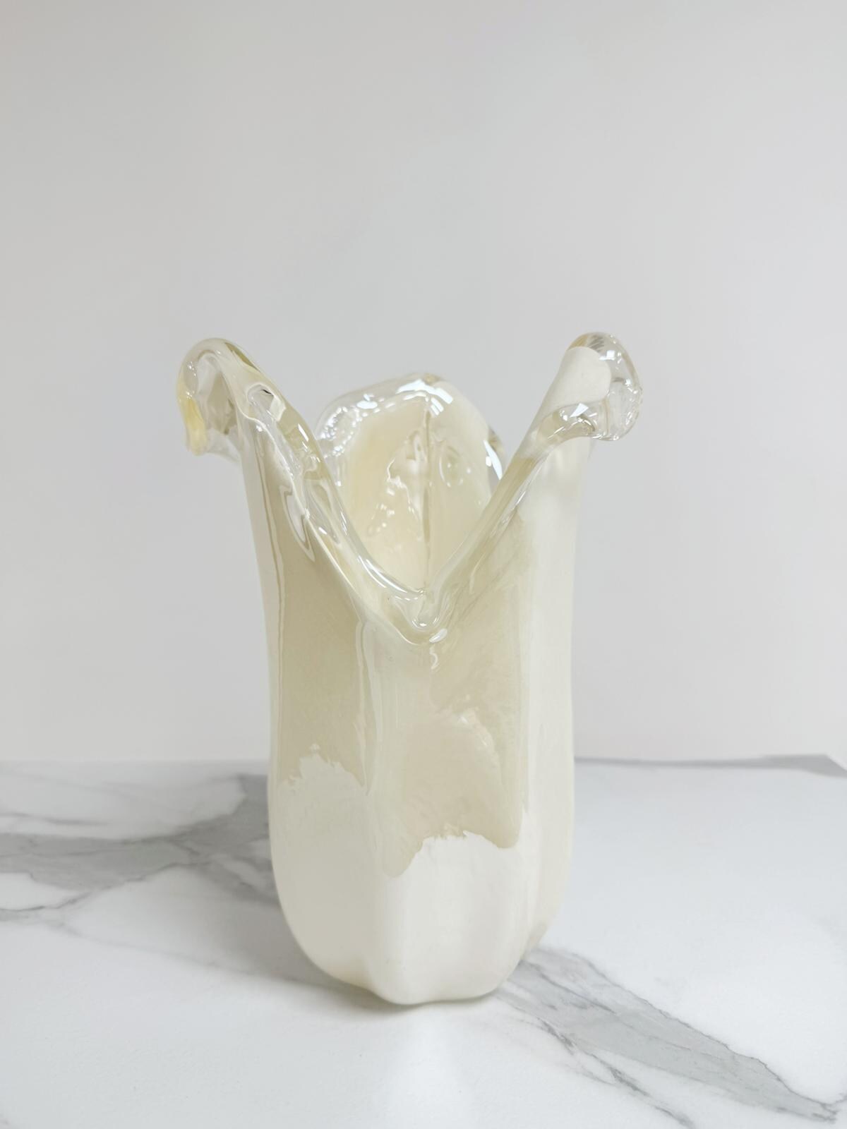 Murano Glass Vase | Certified Murano Glass | Made in Italy | Decorative Vase | Collection Tulipano Medio
