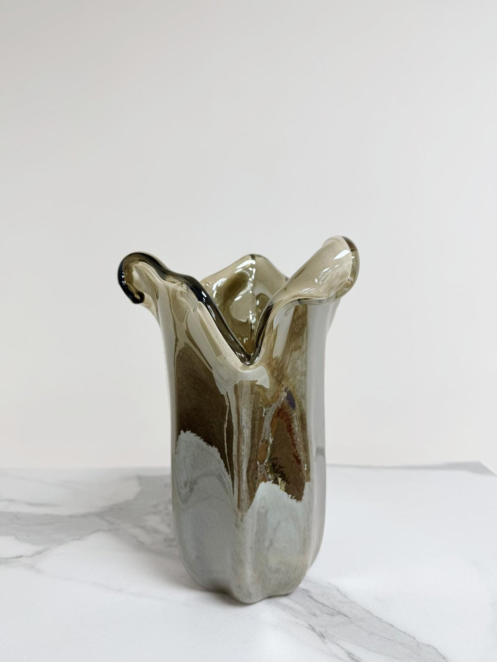 Murano Glass Vase | Certified Murano Glass | Made in Italy | Decorative Vase | Collection Tulipano Medio