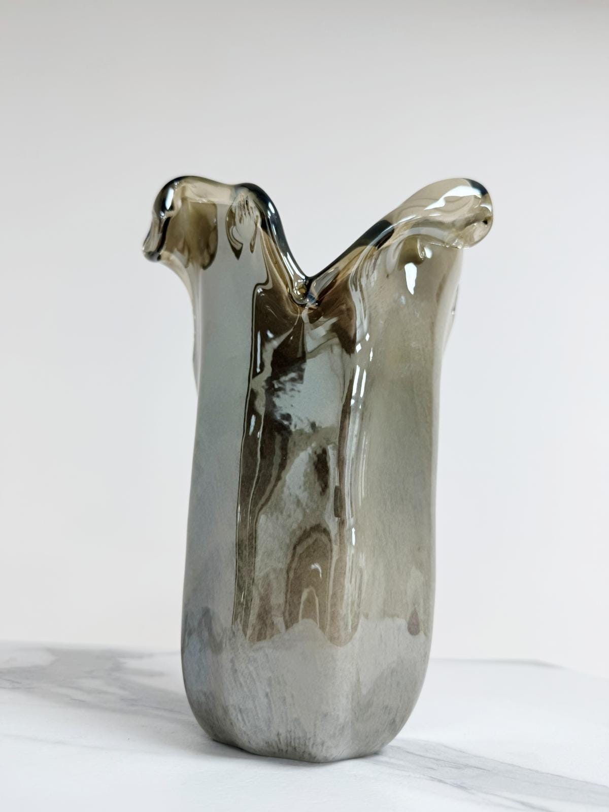 Murano Glass Vase | Certified Murano Glass | Made in Italy | Decorative Vase | Collection Tulipano Medio
