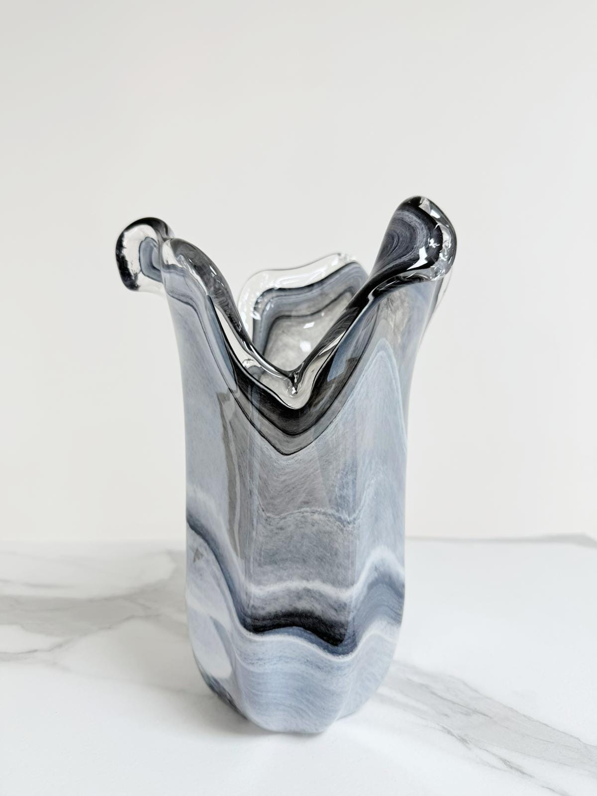Murano Glass Vase | Certified Murano Glass | Made in Italy | Decorative Vase | Collection Tulipano Medio
