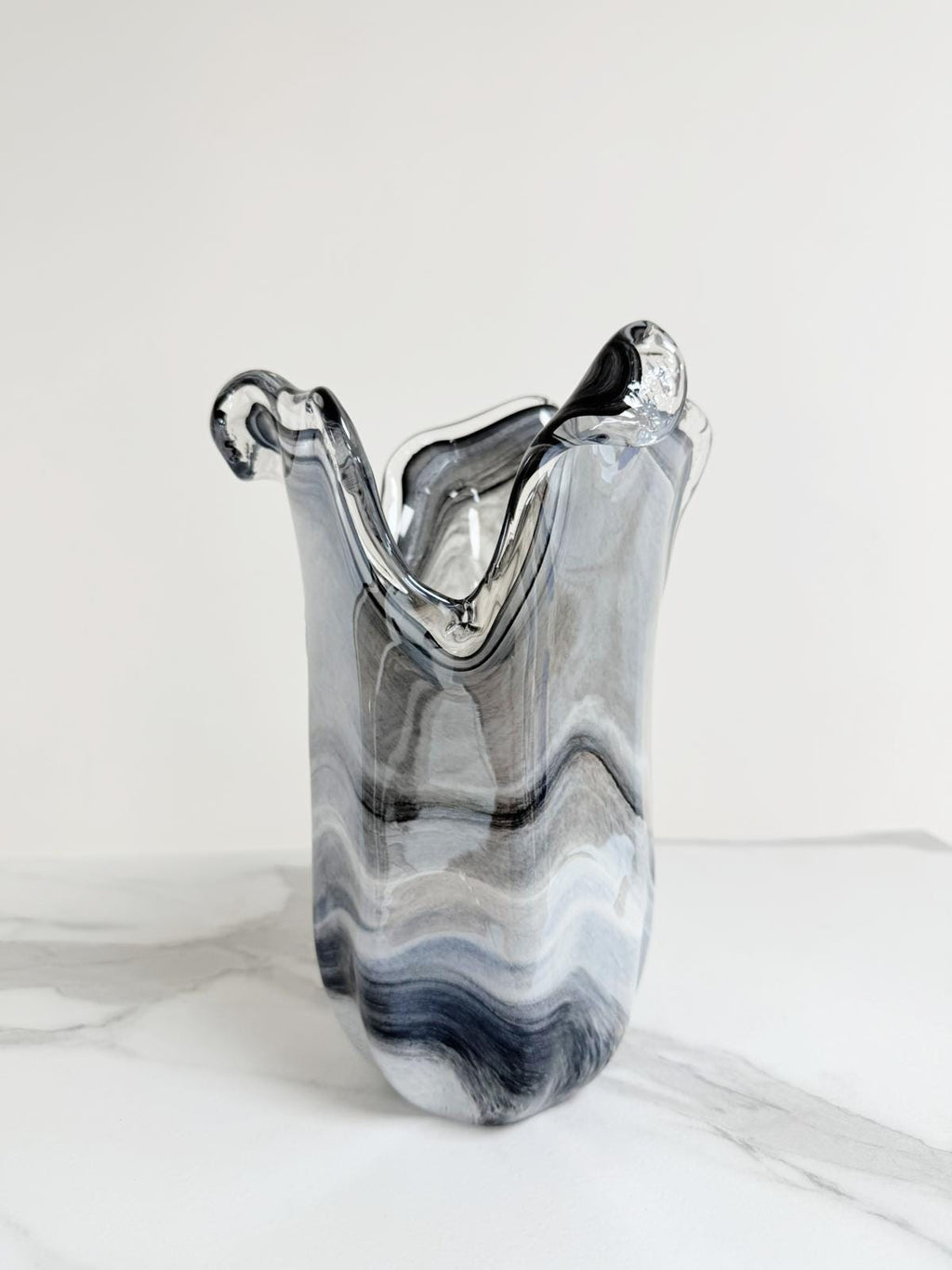 Murano Glass Vase | Certified Murano Glass | Made in Italy | Decorative Vase | Collection Tulipano Medio