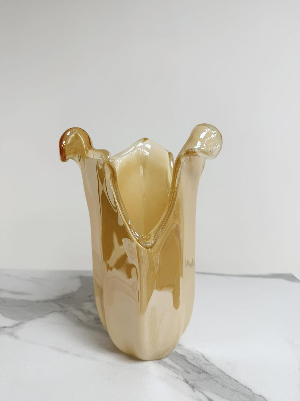 Murano Glass Vase | Certified Murano Glass | Made in Italy | Decorative Vase | Collection Tulipano Medio