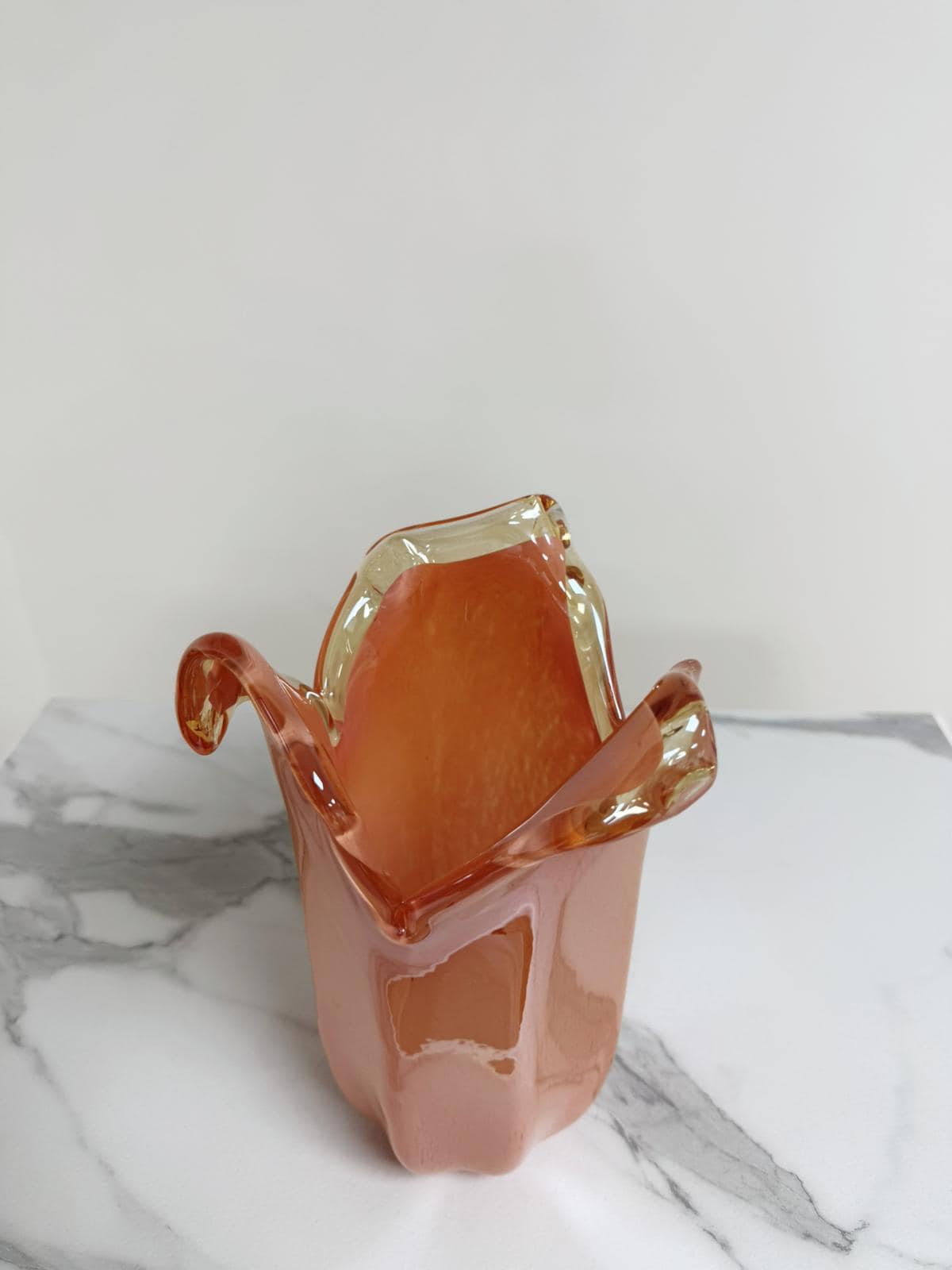 Murano Glass Vase | Certified Murano Glass | Made in Italy | Decorative Vase | Collection Tulipano Medio