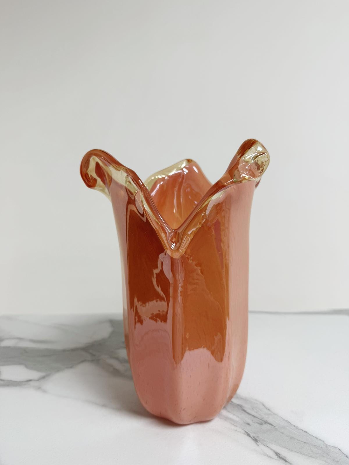 Murano Glass Vase | Certified Murano Glass | Made in Italy | Decorative Vase | Collection Tulipano Medio