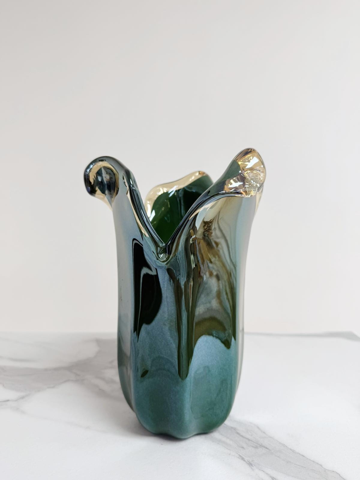 Murano Glass Vase | Certified Murano Glass | Made in Italy | Decorative Vase | Collection Tulipano Medio