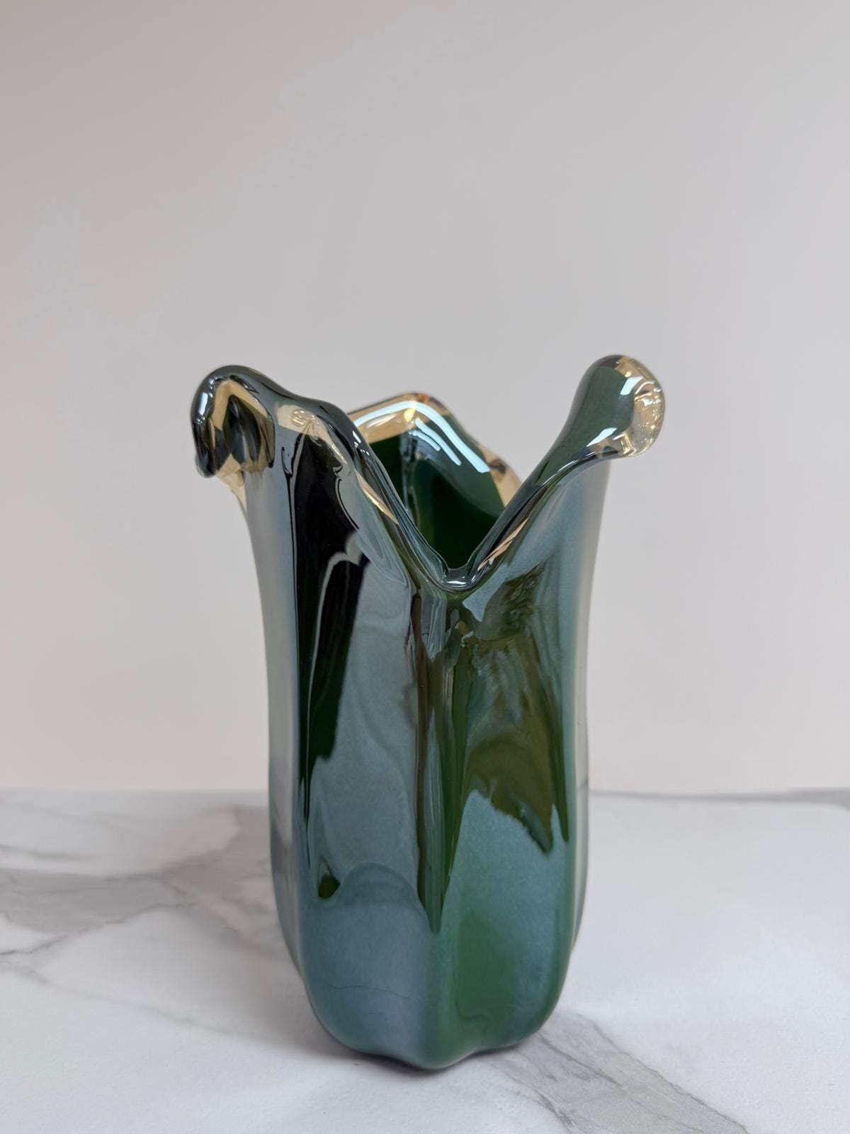 Murano Glass Vase | Certified Murano Glass | Made in Italy | Decorative Vase | Collection Tulipano Medio