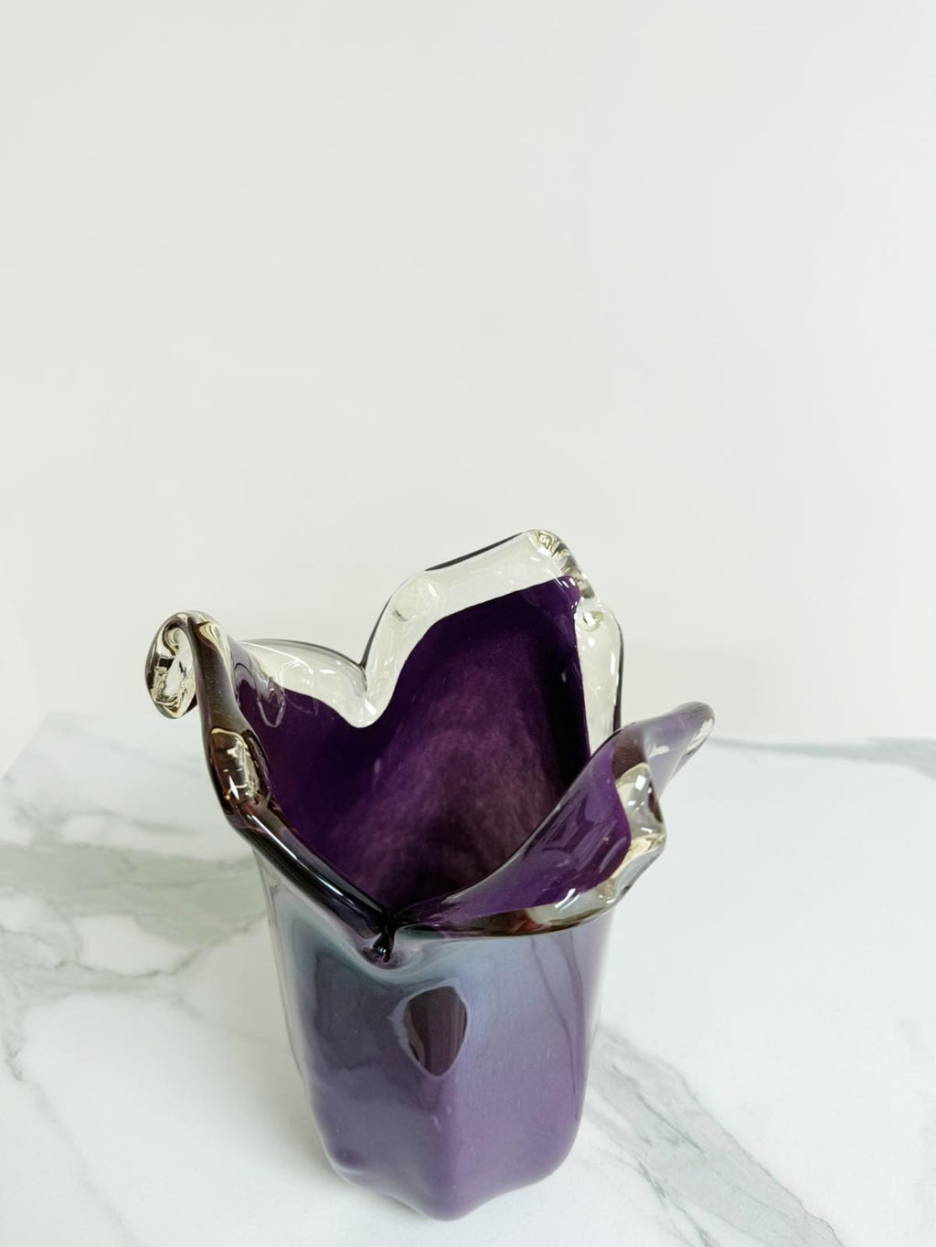 Murano Glass Vase | Certified Murano Glass | Made in Italy | Decorative Vase | Collection Tulipano Medio