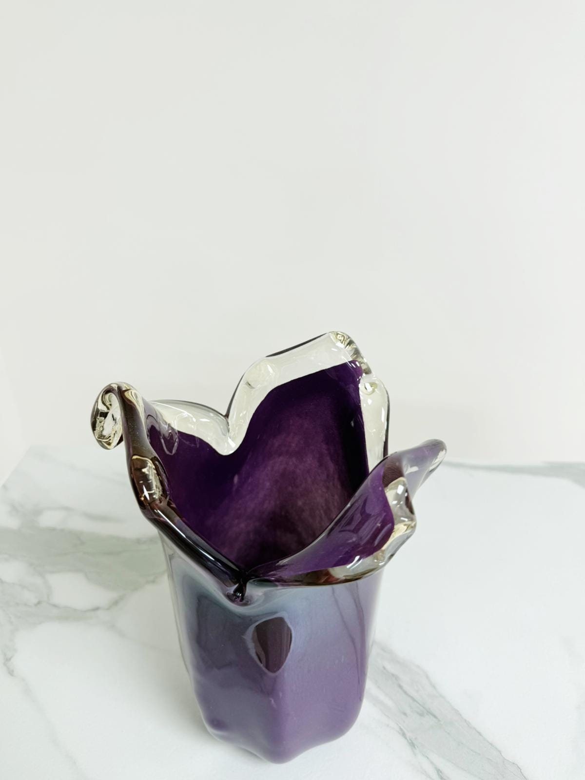 Murano Glass Vase | Certified Murano Glass | Made in Italy | Decorative Vase | Collection Tulipano Medio