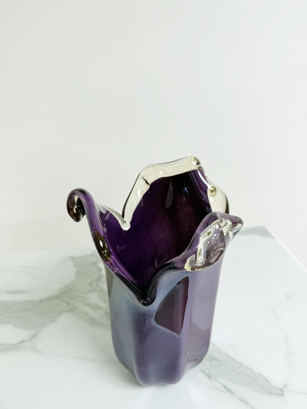 Murano Glass Vase | Certified Murano Glass | Made in Italy | Decorative Vase | Collection Tulipano Medio