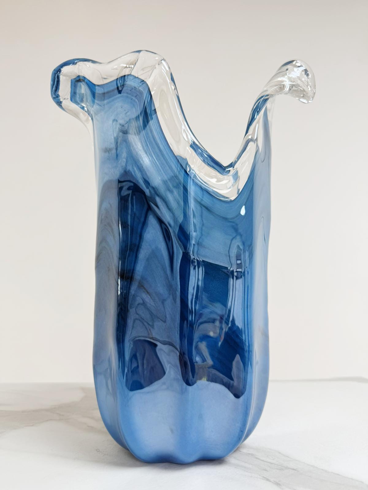 Murano Glass Vase | Certified Murano Glass | Made in Italy | Decorative Vase | Collection Tulipano Grande