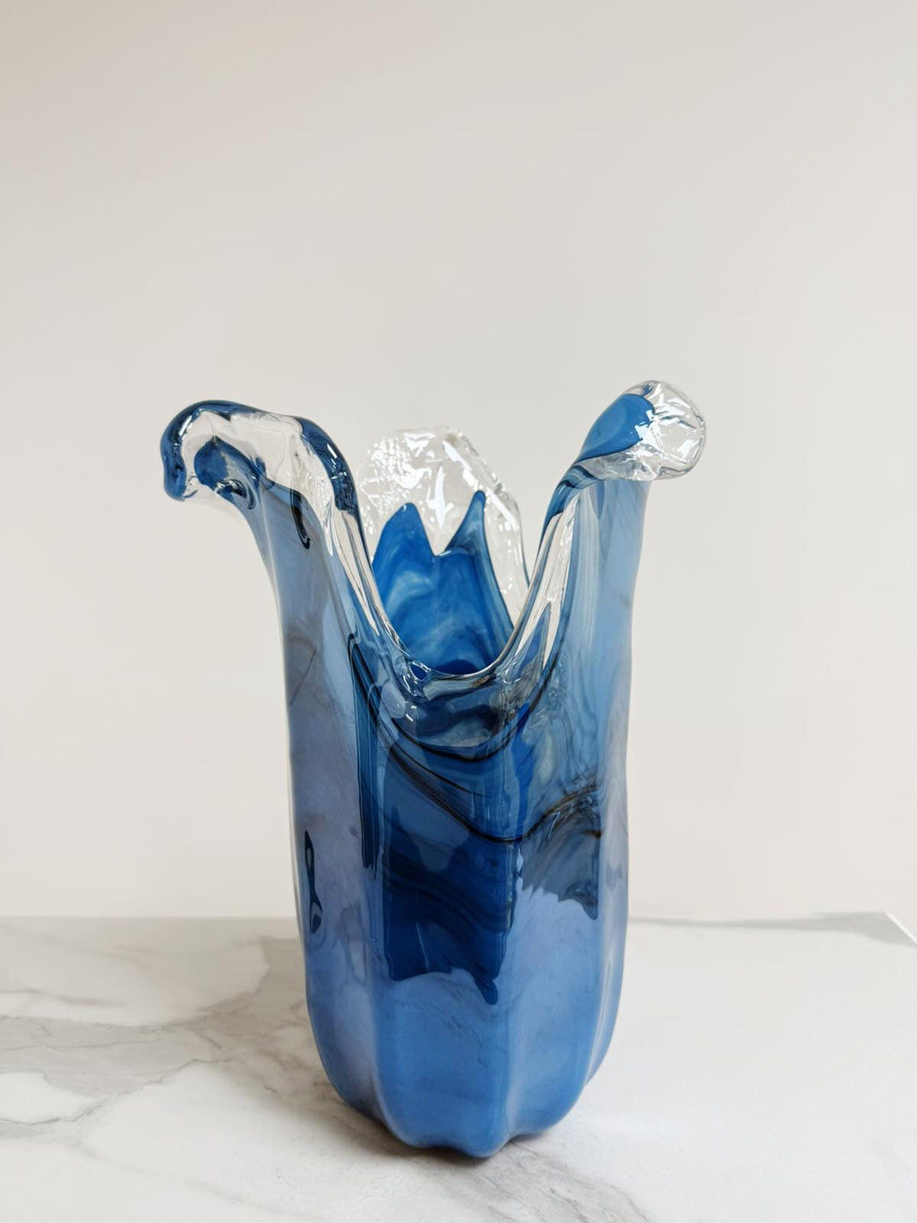 Murano Glass Vase | Certified Murano Glass | Made in Italy | Decorative Vase | Collection Tulipano Grande